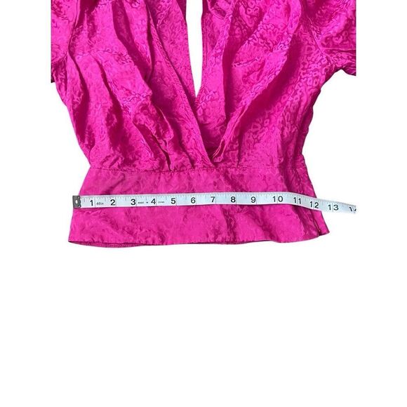 Ronny Kobo Silk Blend Leopard Blouse – Size XS - Picture 6 of 7